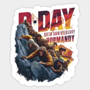 D Day 80th Anniversary Normandy Sticker